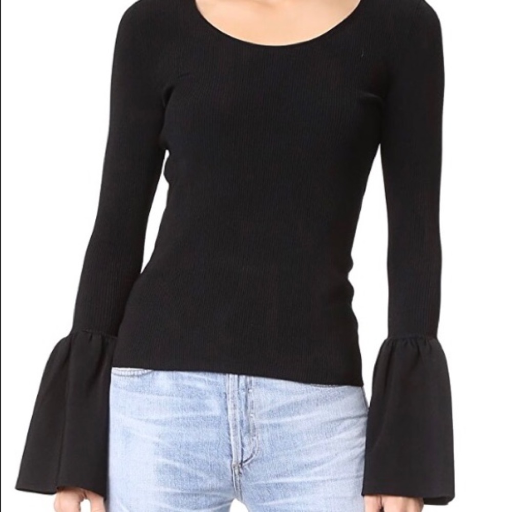 Elizabeth and James black top